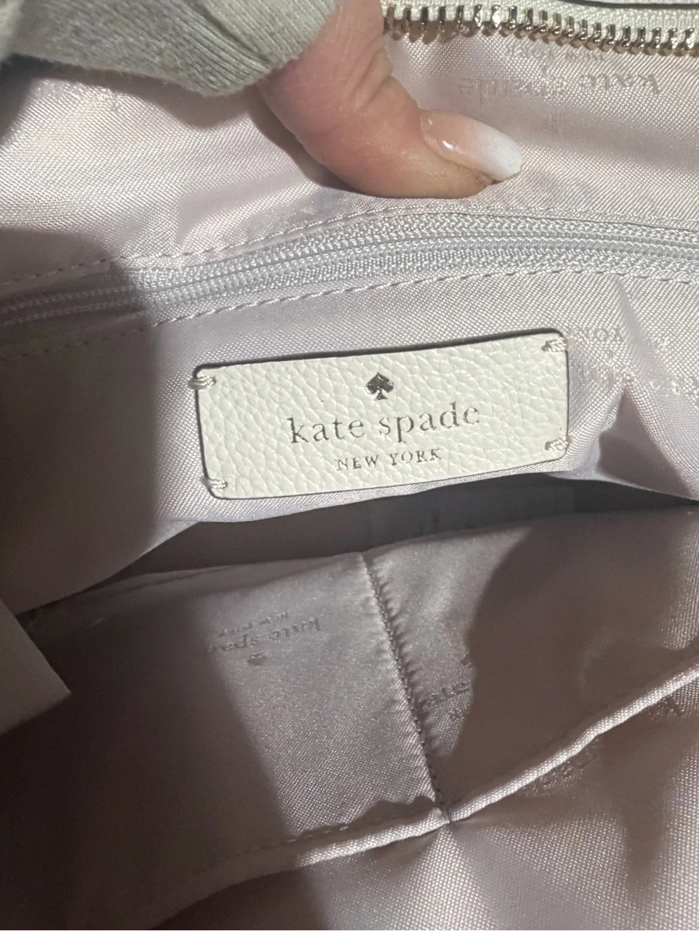 Kate Spade – Rosie Faux Shearling Satchel Crossbody Bag – Natural Multi – Sz. OS
